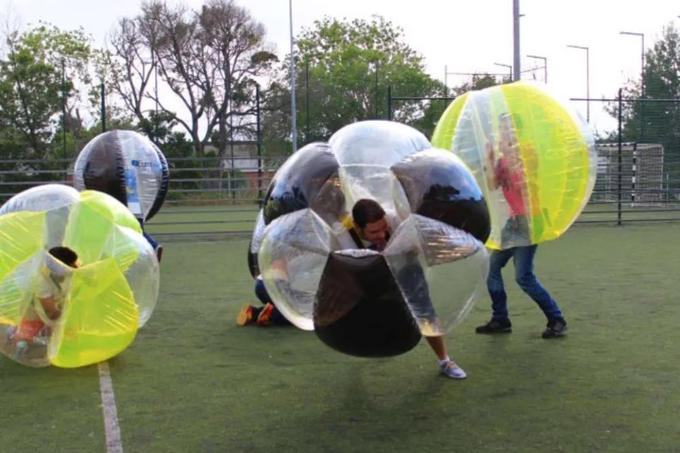 bubble football cascais