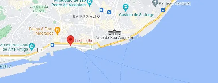 lust in rio map